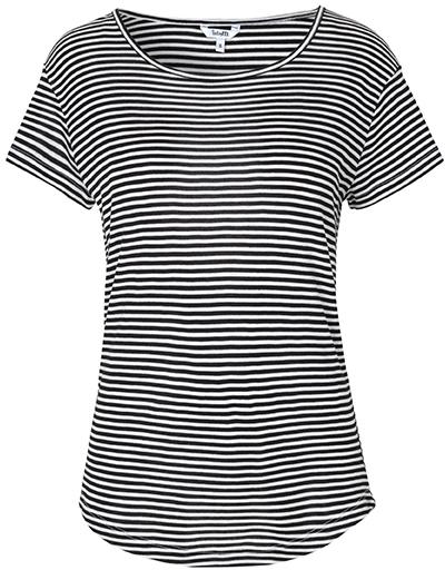 MbyM - Lucianna Air Stripe - Black Sugar Stripe T-shirts 