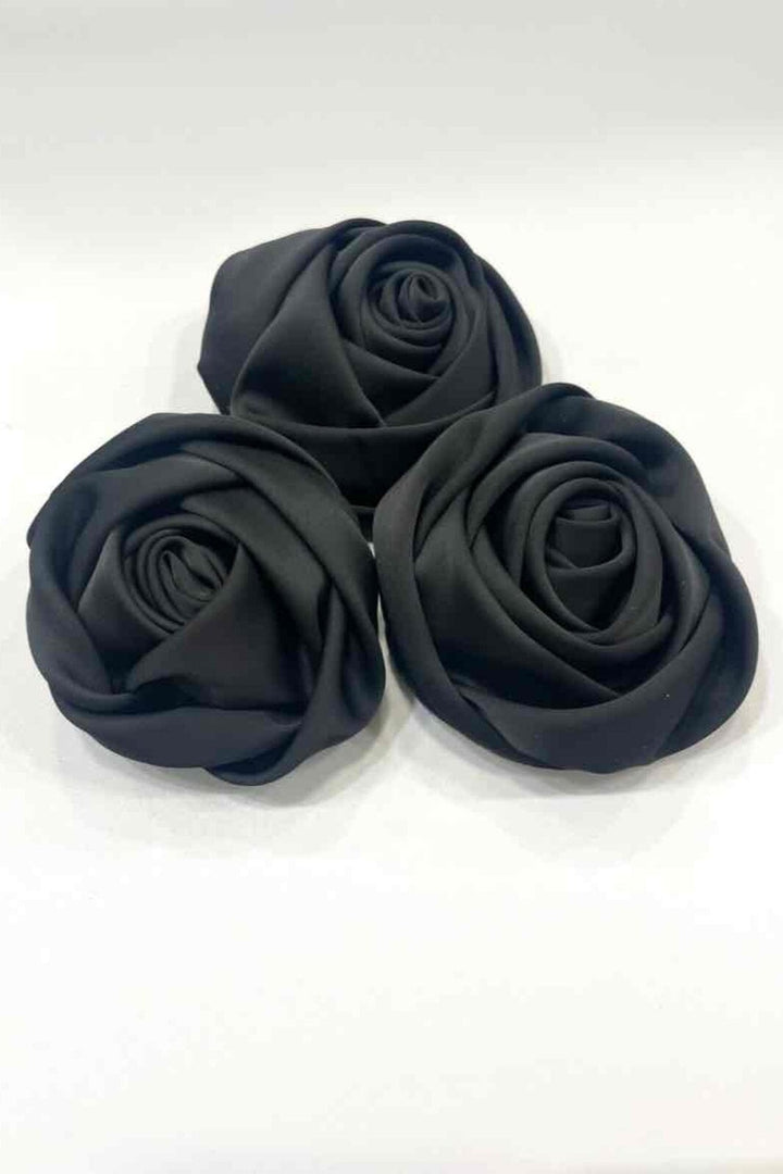 Mellow Moon - Silk Rose Fs02 - Black Hårspænder 