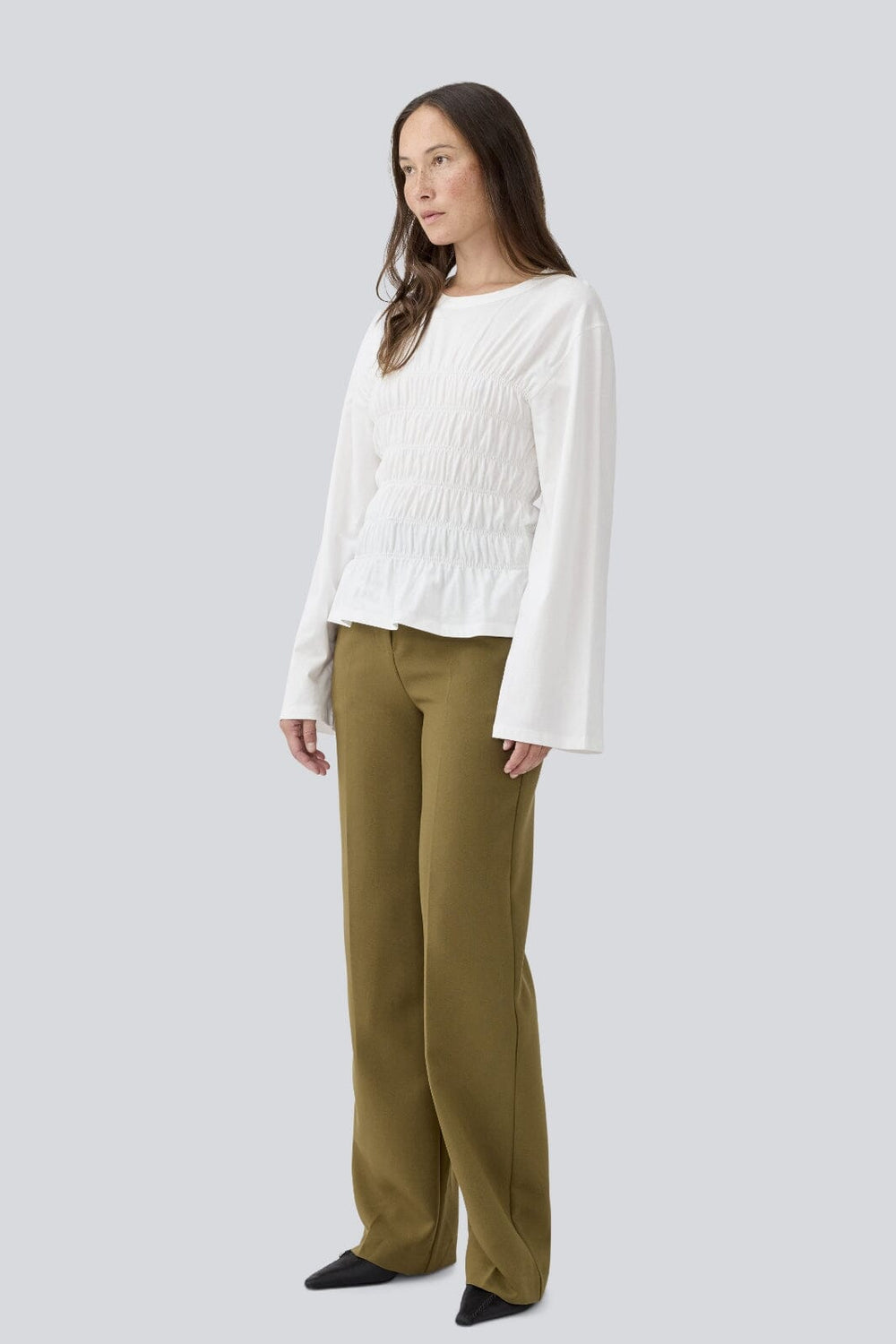 Modström - Lilliemd Ls Top 58089 - 4 Soft White Bluser 