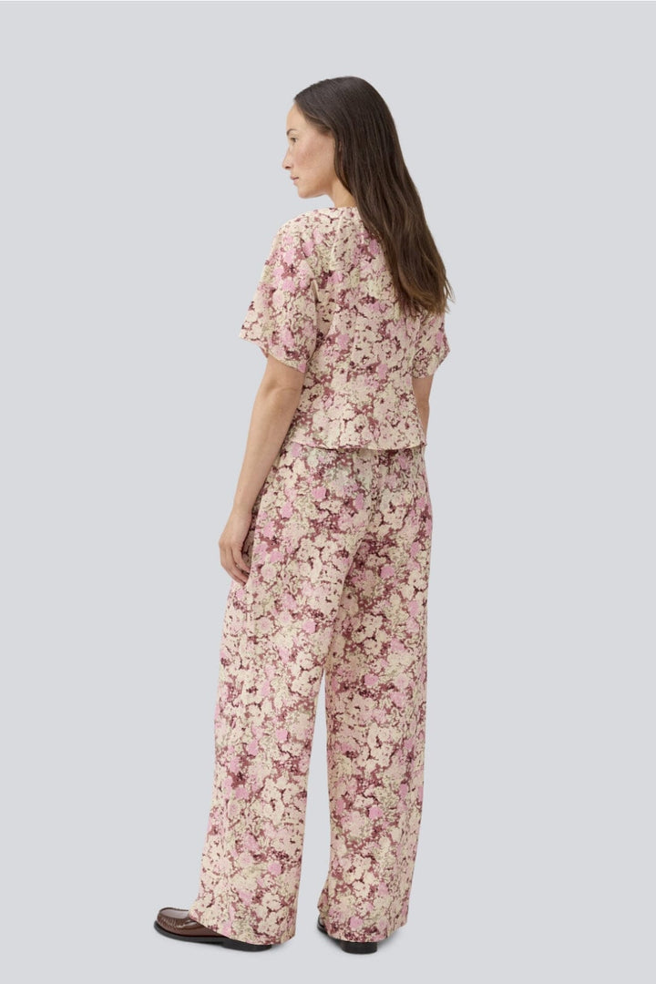 Modström - Meliamd Print Top - 11507 Pink Blossom