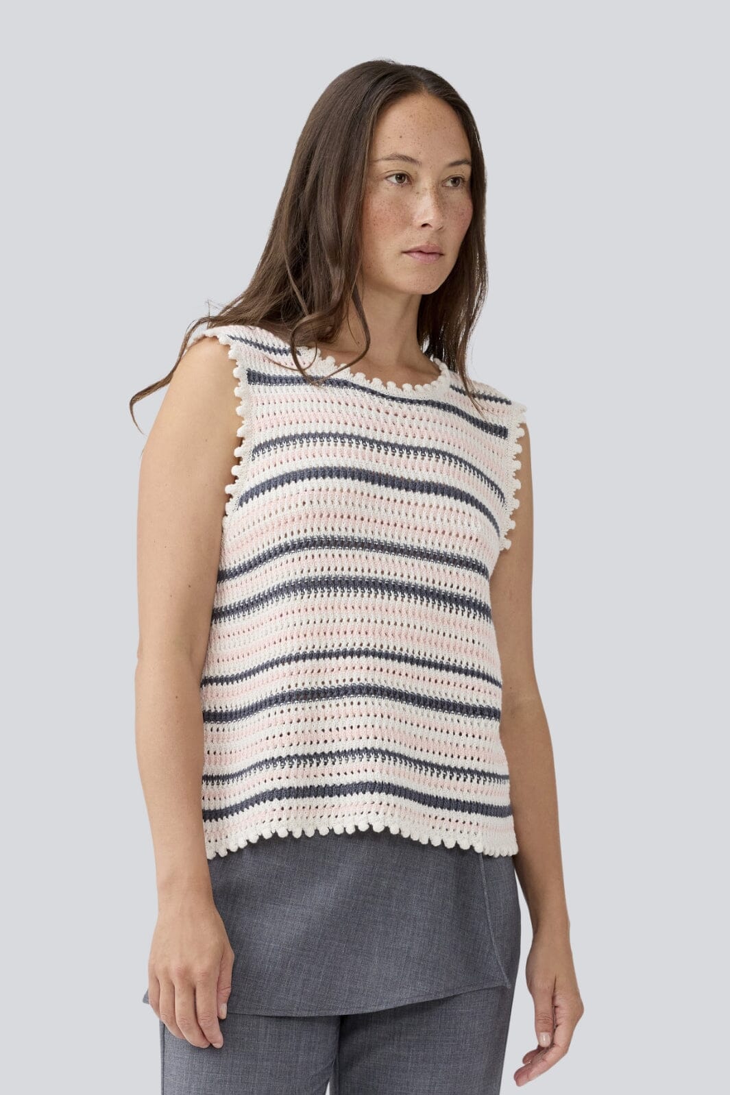 Modström - Miemd Stripe Top - 13613 Veiled Ombre Stripe