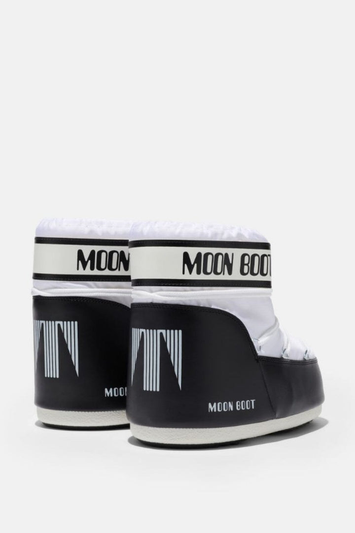 Moon Boot - Mb Icon Low Nylon - A001 White/Black Støvler 