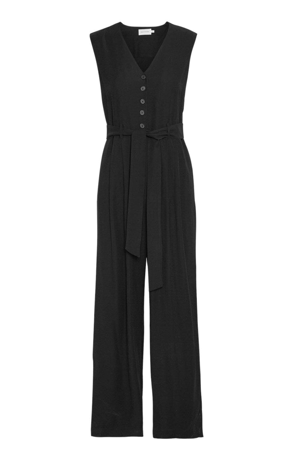 Moss Copenhagen - Mschasana Sl Jumpsuit - Black Buksedragter 