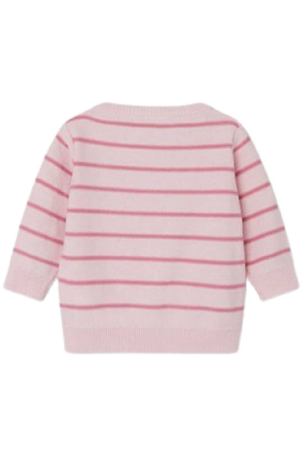 Name It - Nbffilelone Ls Knit Card - 4436439 Parfait Pink Strikbluser 