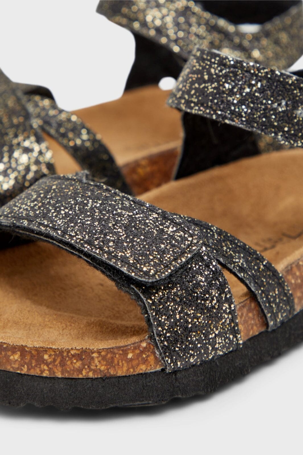 Name it - Nmffiona Sandal - Black Glitter Sandaler 