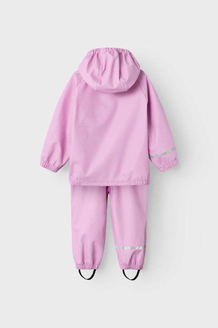 Name It - Nmfjane Peppapig Rain Set - 4523582 Pastel Lavender