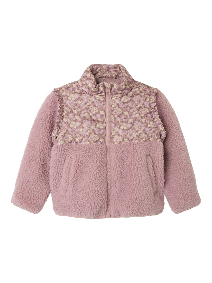 Name It - Nmfminna Teddy Jacket - 4698820 Woodrose Jakker 