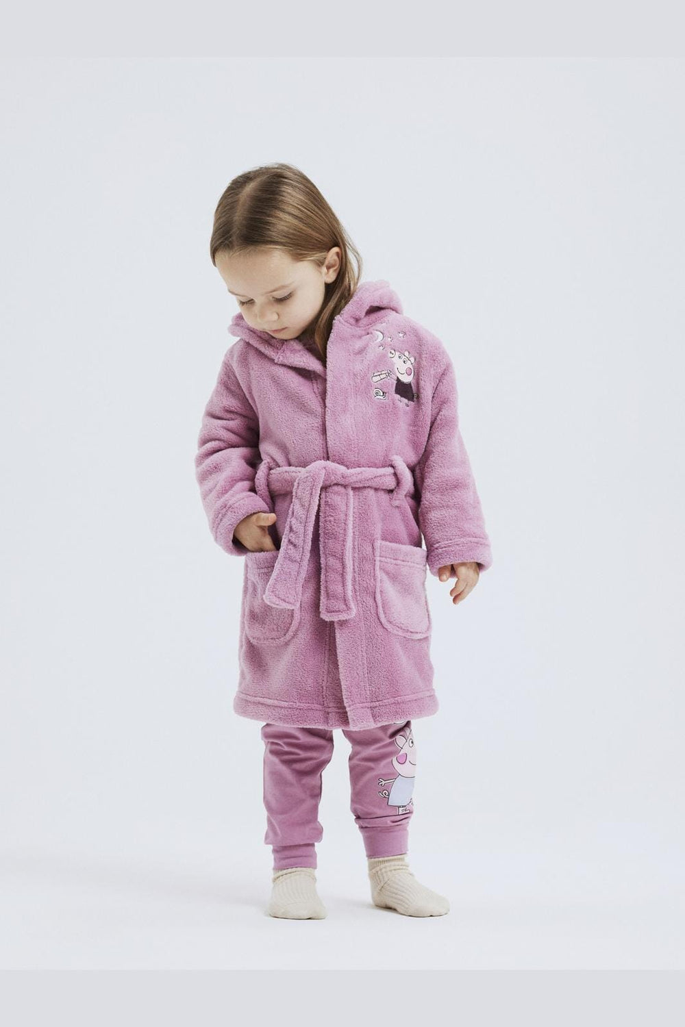 Name It - Nmforsina Peppapig Bathrobe - 4615915 Mauve Orchid