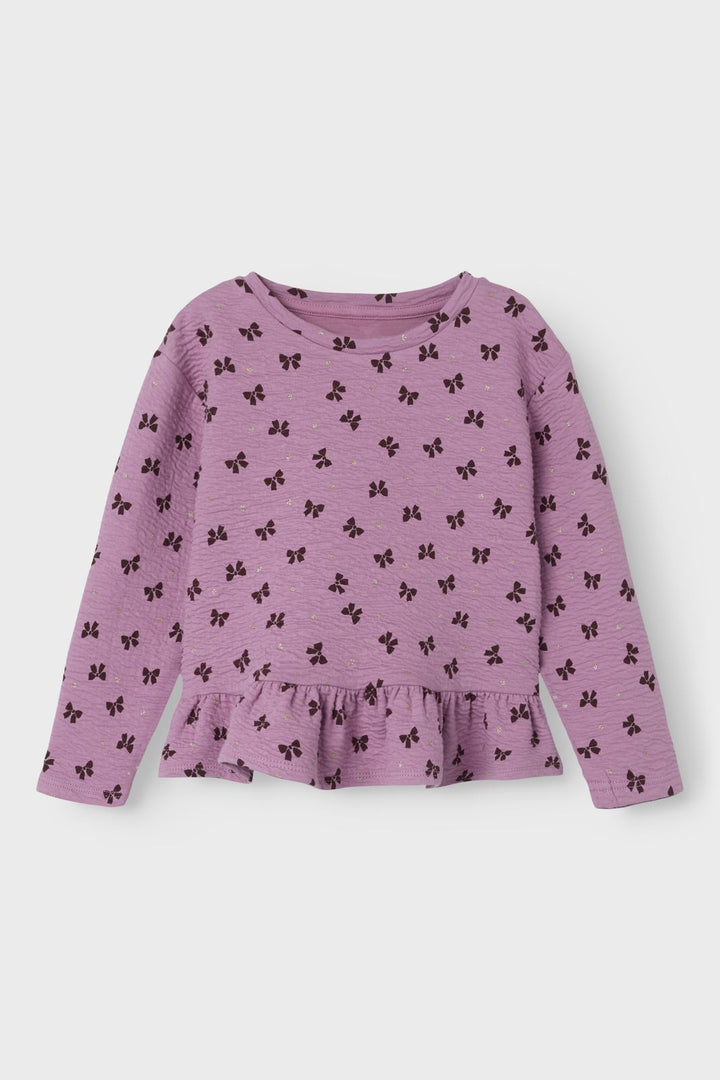 Name It - Nmfrdolly Light Sweat Nreg Ls Top - 4619866 Mauve Orchid