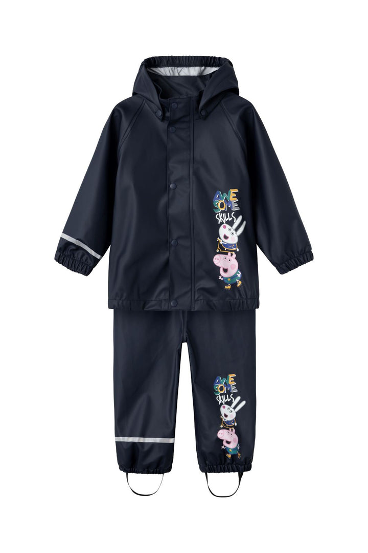 Name It - Nmmjetsu Peppapig Rain Set - 4524883 Dark Sapphire