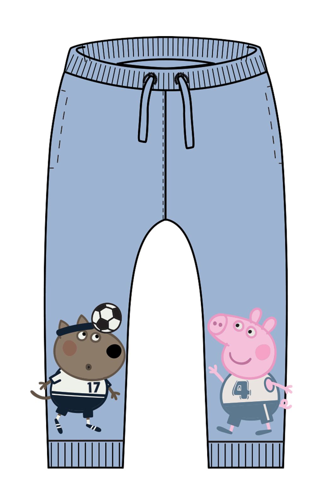 Name It - Nmmmurphy Peppa Sweat Pants - 4628024 Chambray Blue