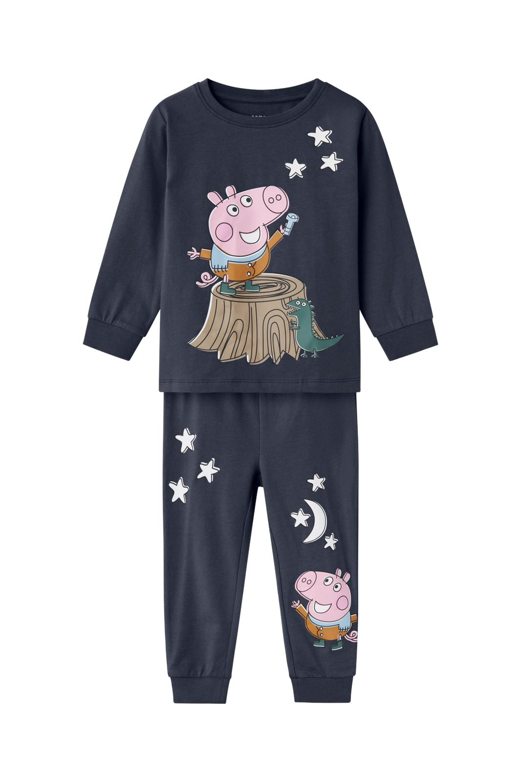 Name It - Nmmomas Peppa Ls Nightset - 4708578 Dark Sapphire