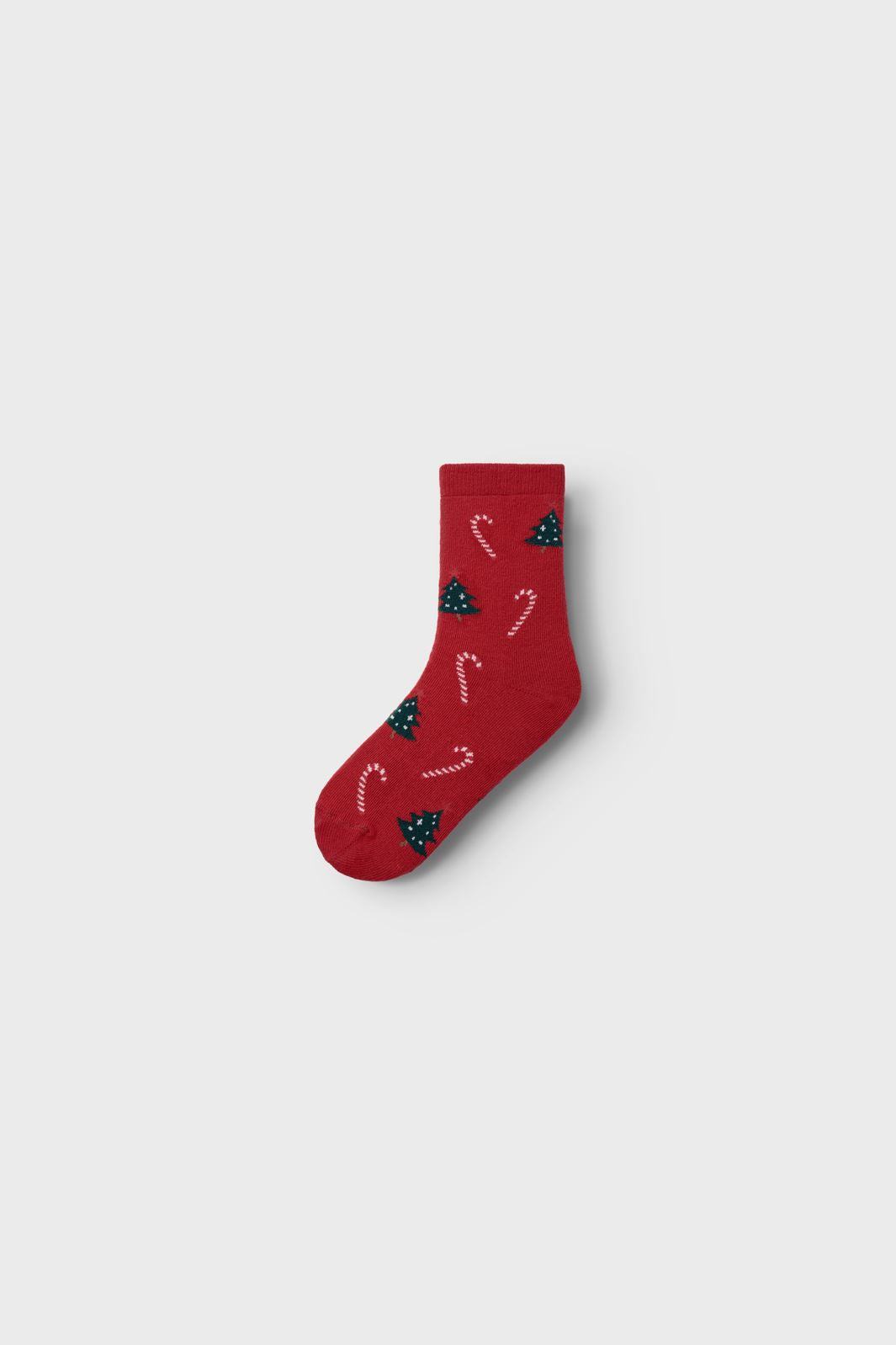 Name It - Nmnrichristmas Sock - 4587124 Dark Sapphire Jester Red + Dark Sapphire