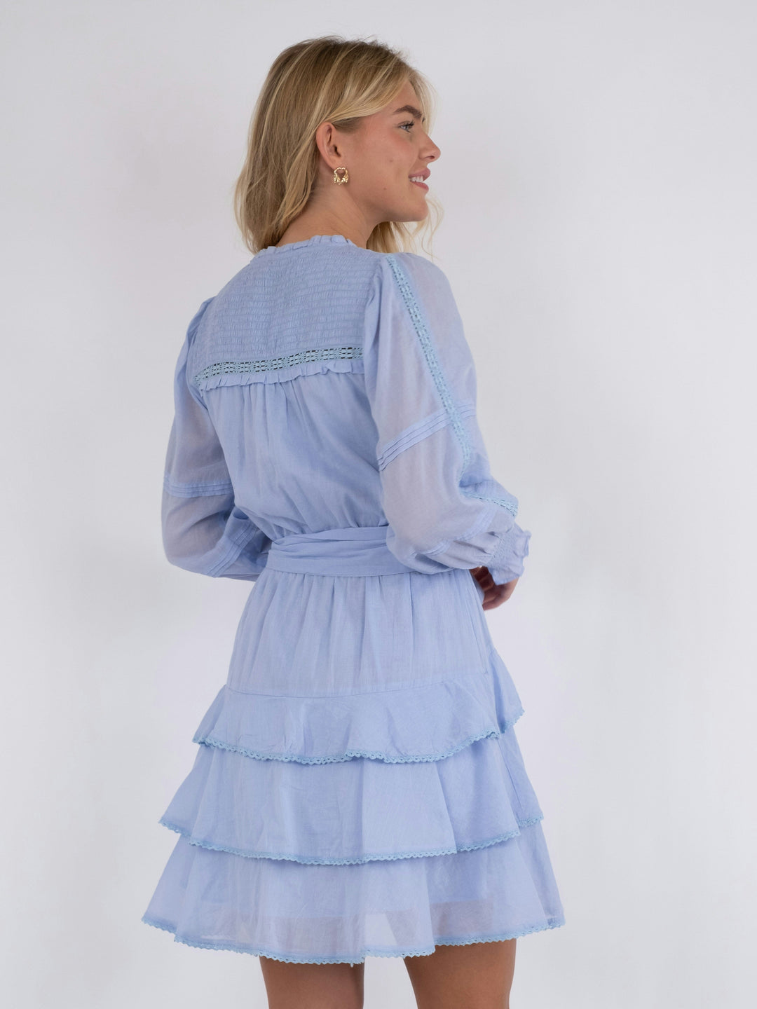 Neo Noir - Ada S Voile Dress - Light Blue