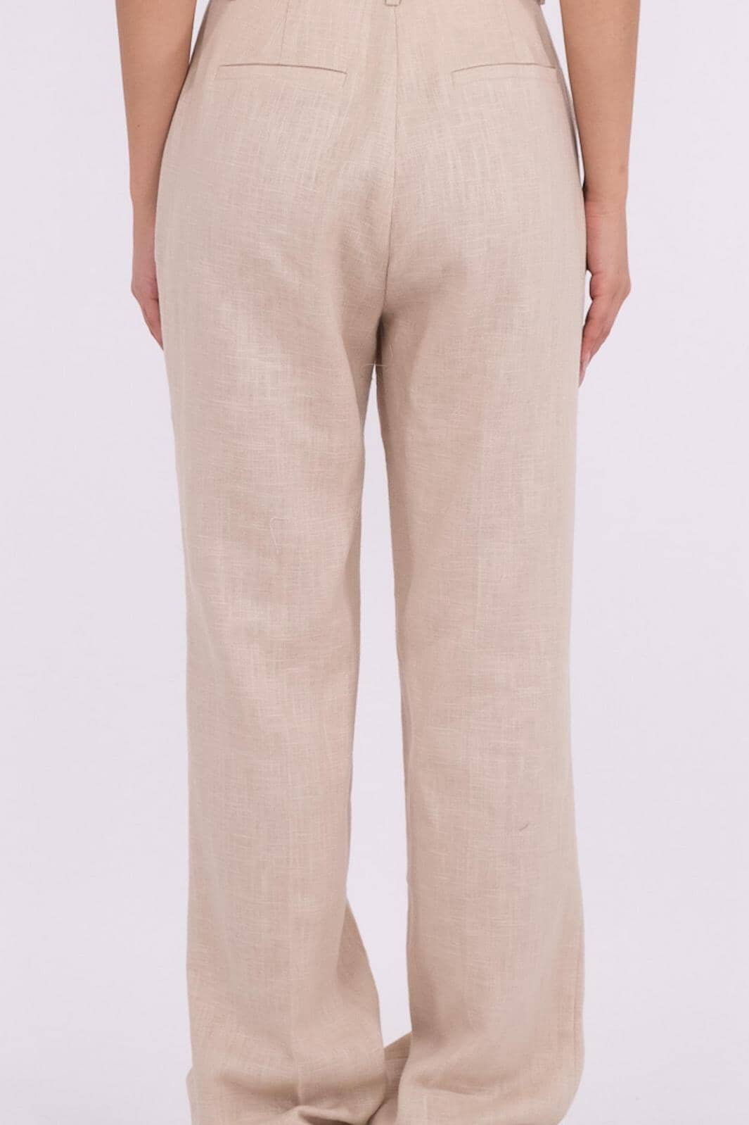 Neo Noir - Alice Heavy Linen Pants - Sand