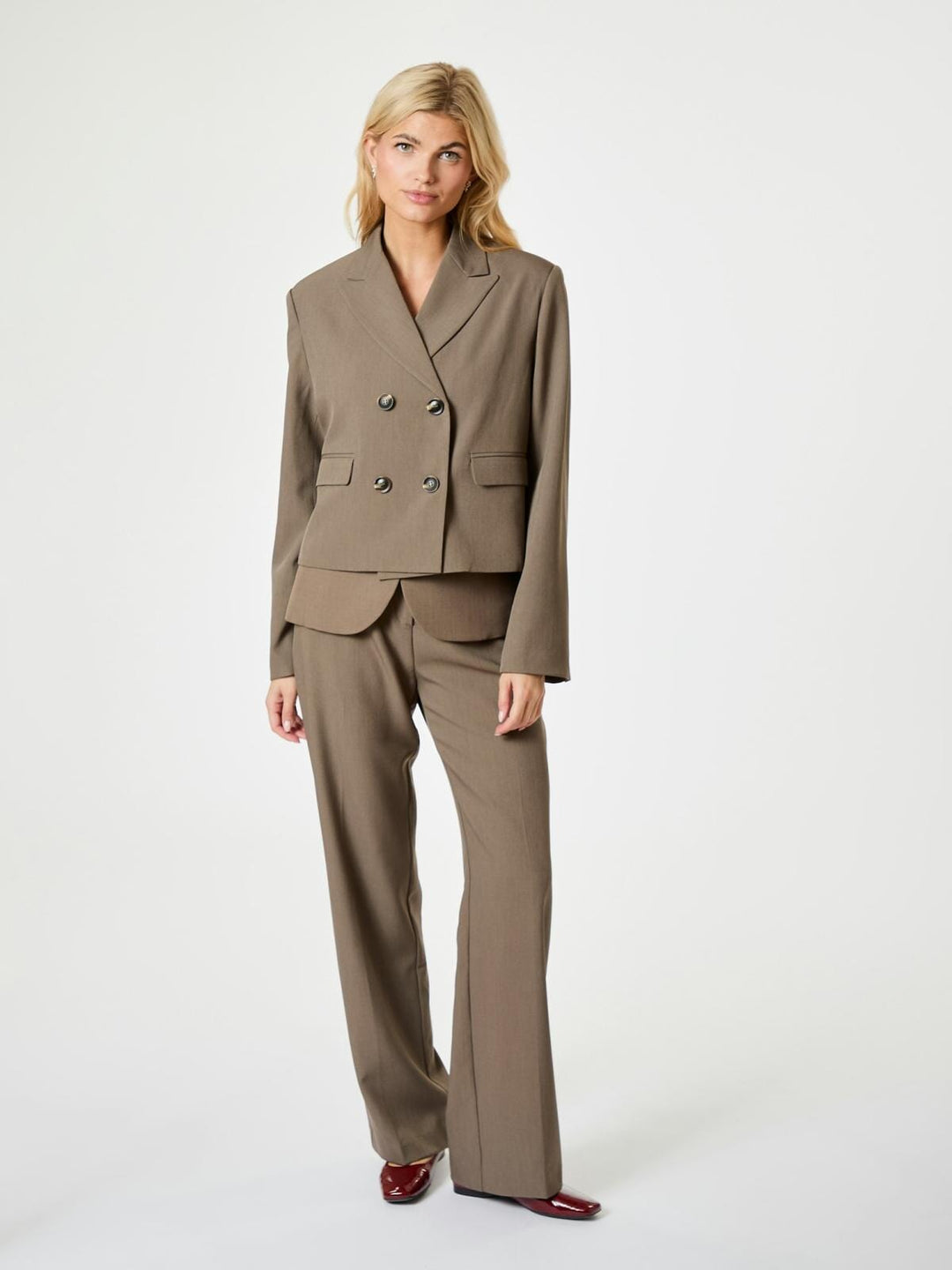 Neo Noir - Alice Structure Pants - Khaki Bukser 