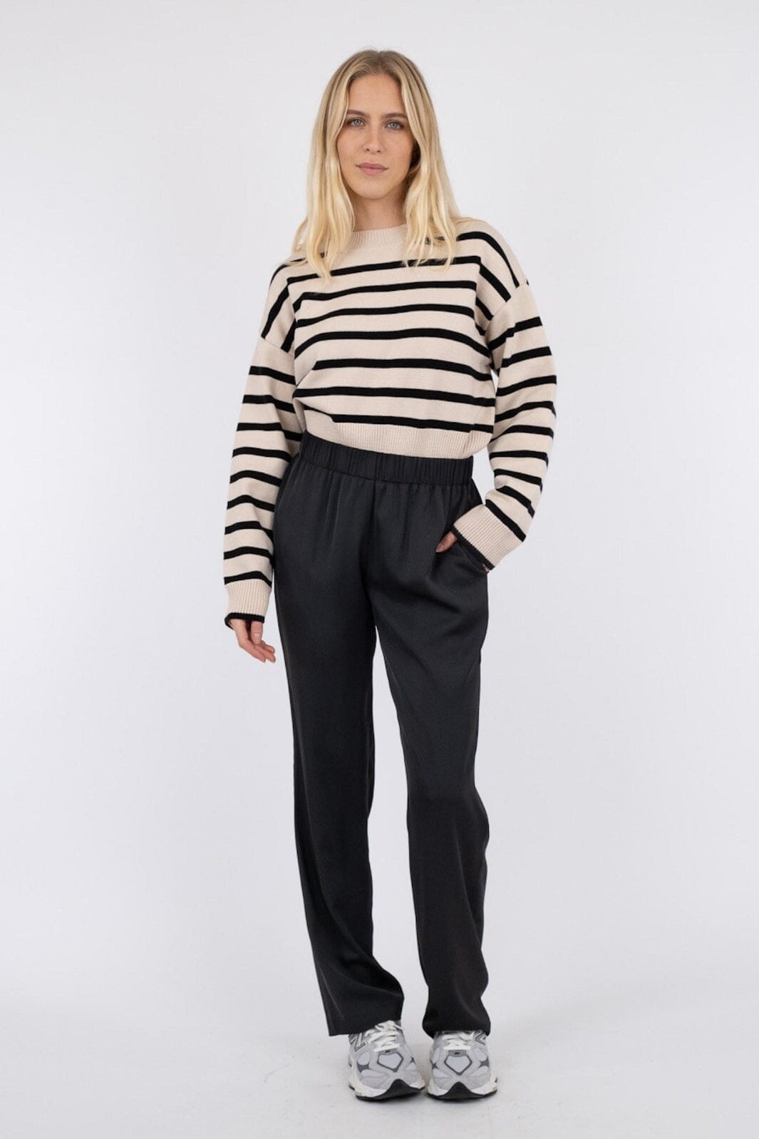 Neo Noir - Angelo Woven Pants - Black Bukser 