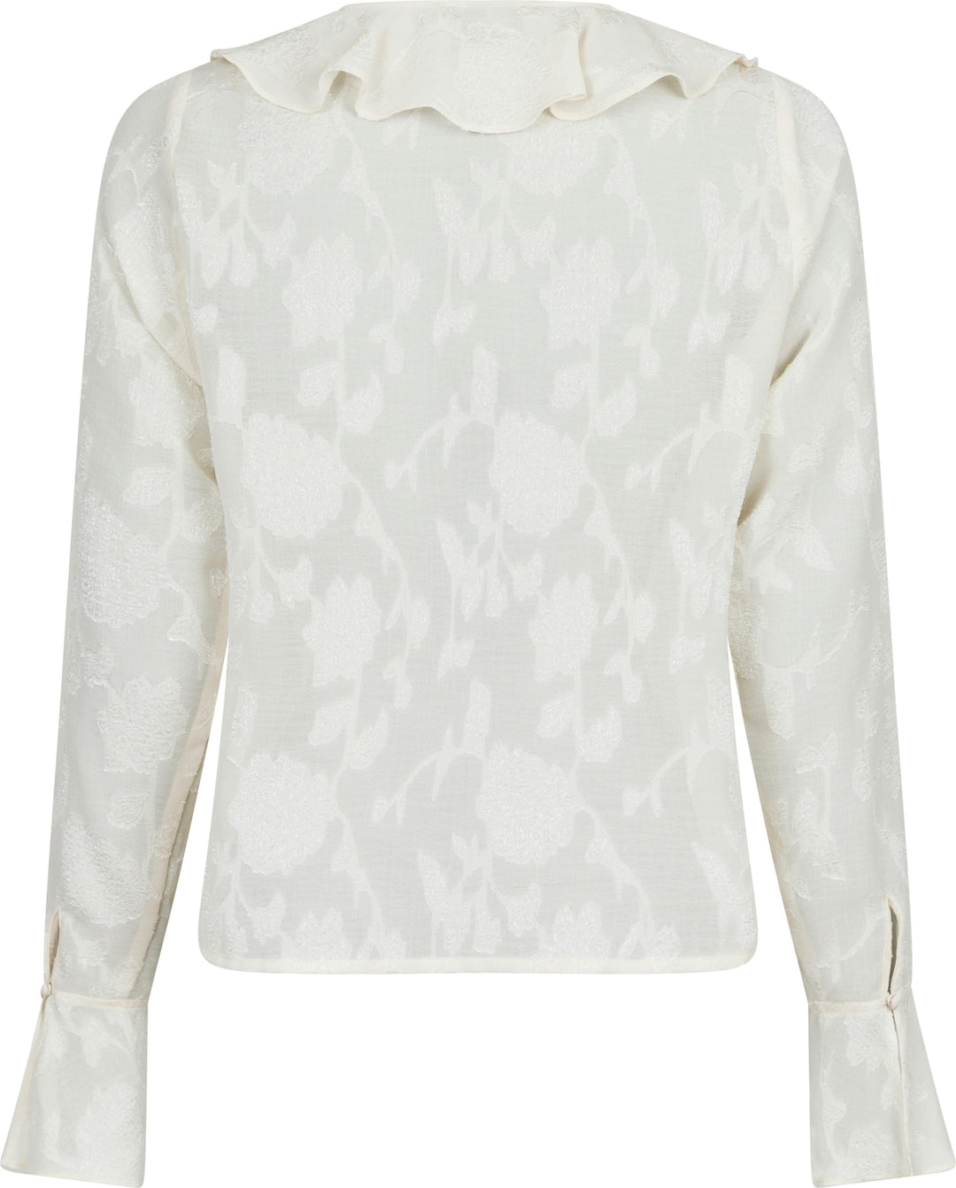 Neo Noir - Anika Burnout Blouse - Off White