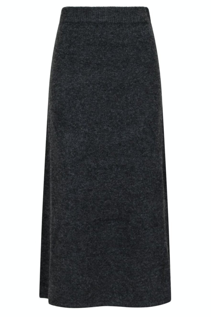 Neo Noir - Ashanti Knit Skirt 161724 - Antracit Nederdele 