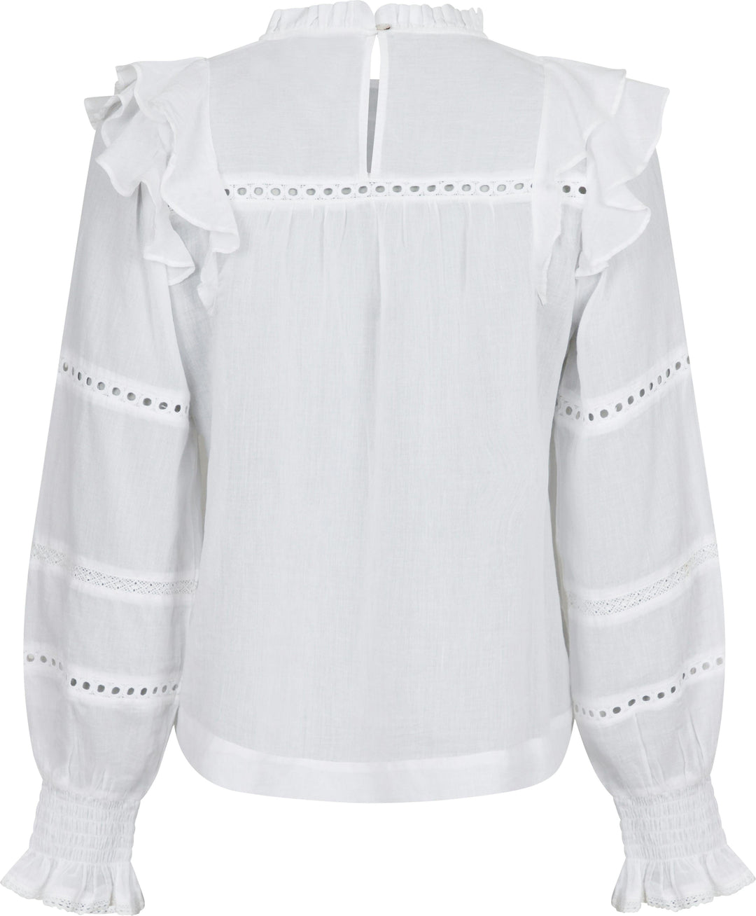 Neo Noir - Aurika S Voile Blouse - White