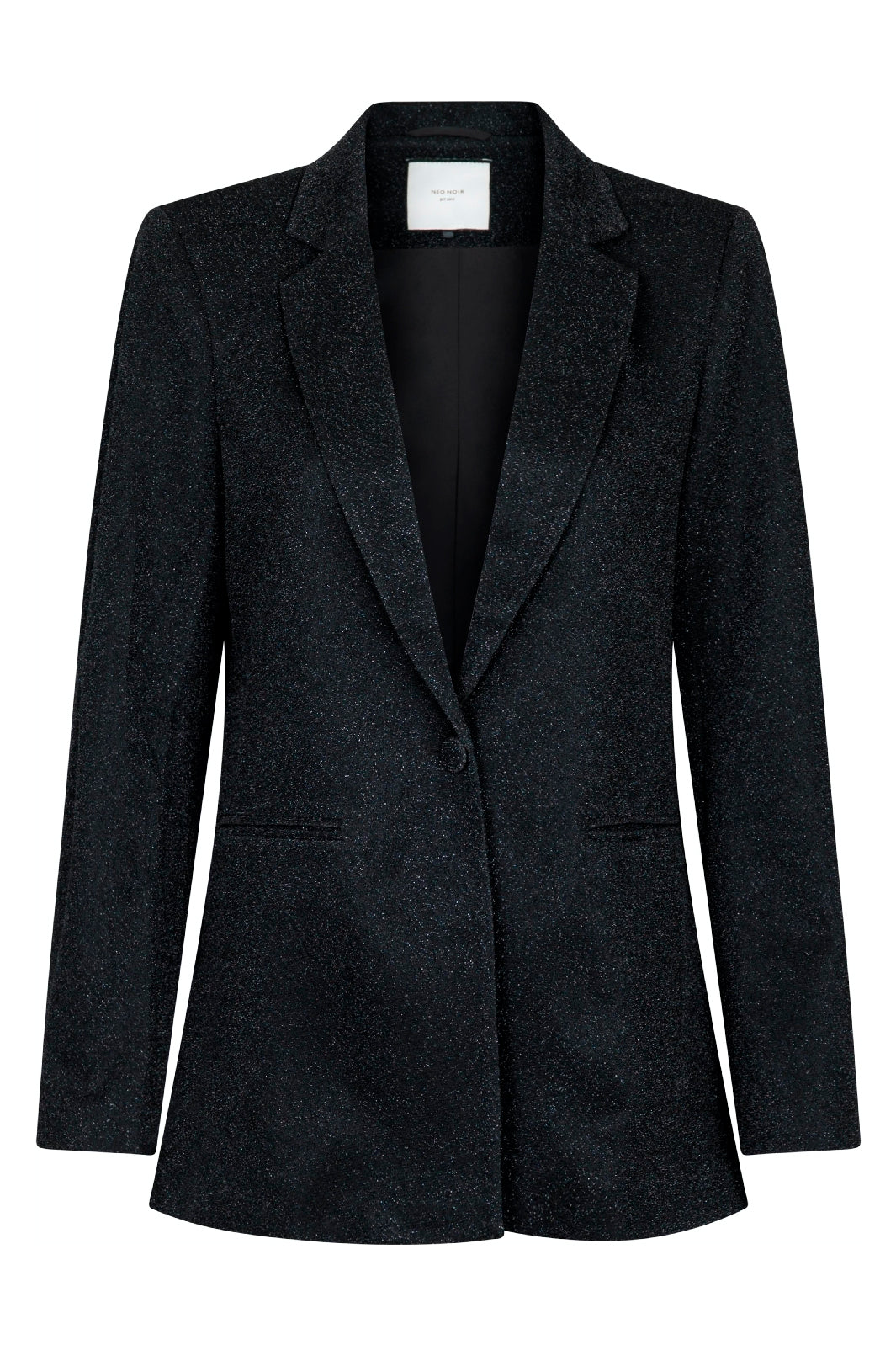 Neo Noir - Avery Glitter Blazer - Black Blazere 