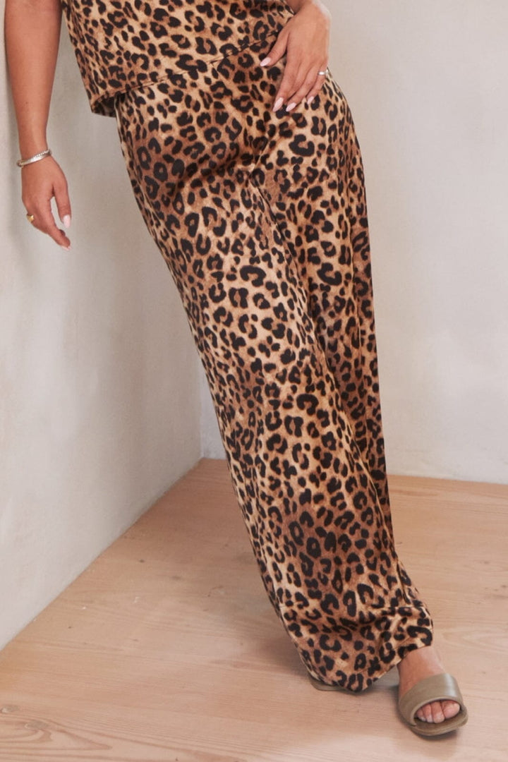 Neo Noir - Avie Leo Pants - Leopard Bukser 