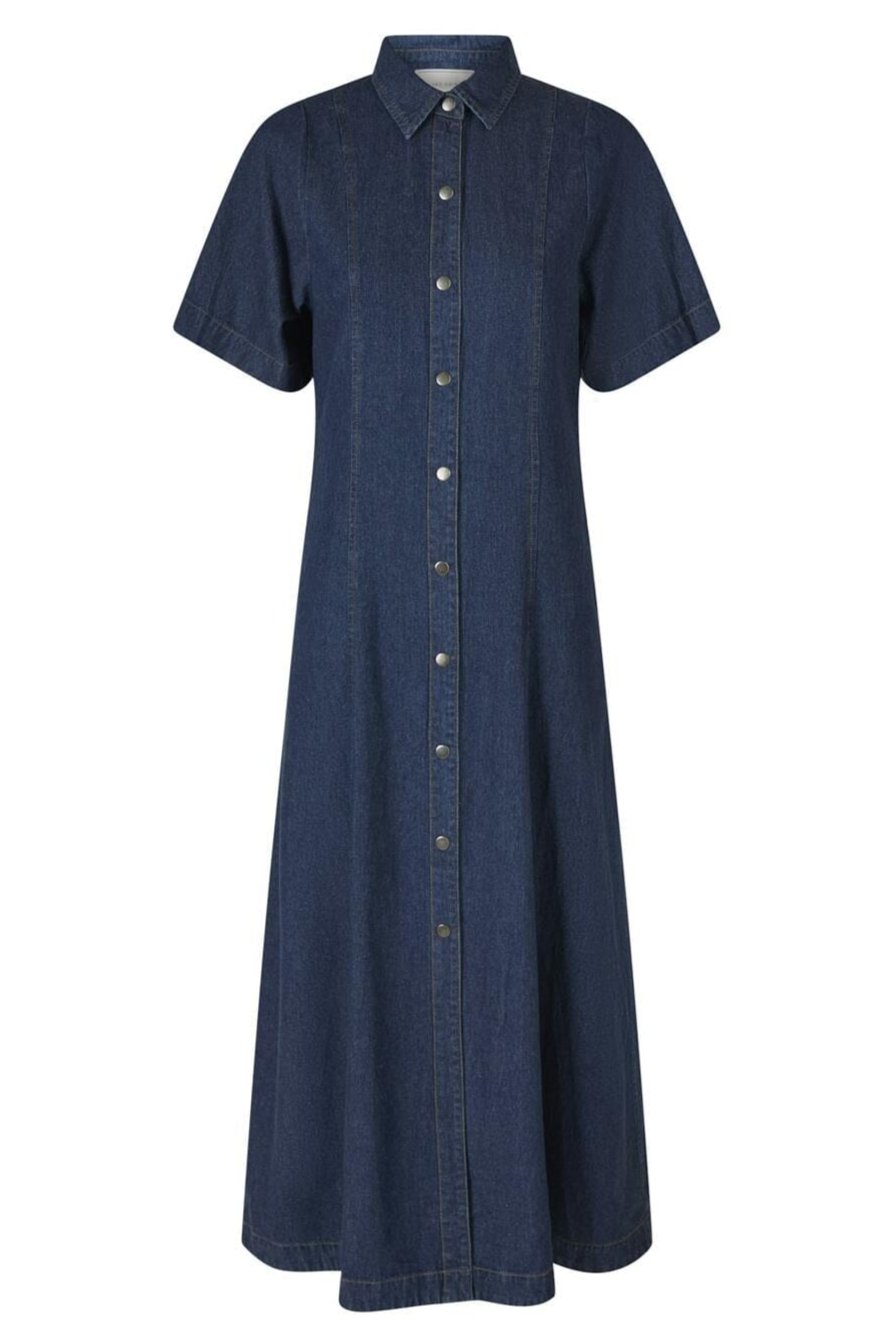 Neo Noir - Balli Denim Dress - Dark Blue