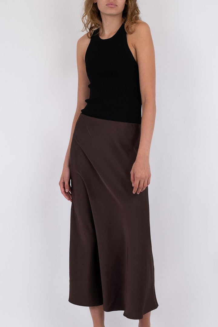 Neo Noir - Bovary Skirt - Dark Brown