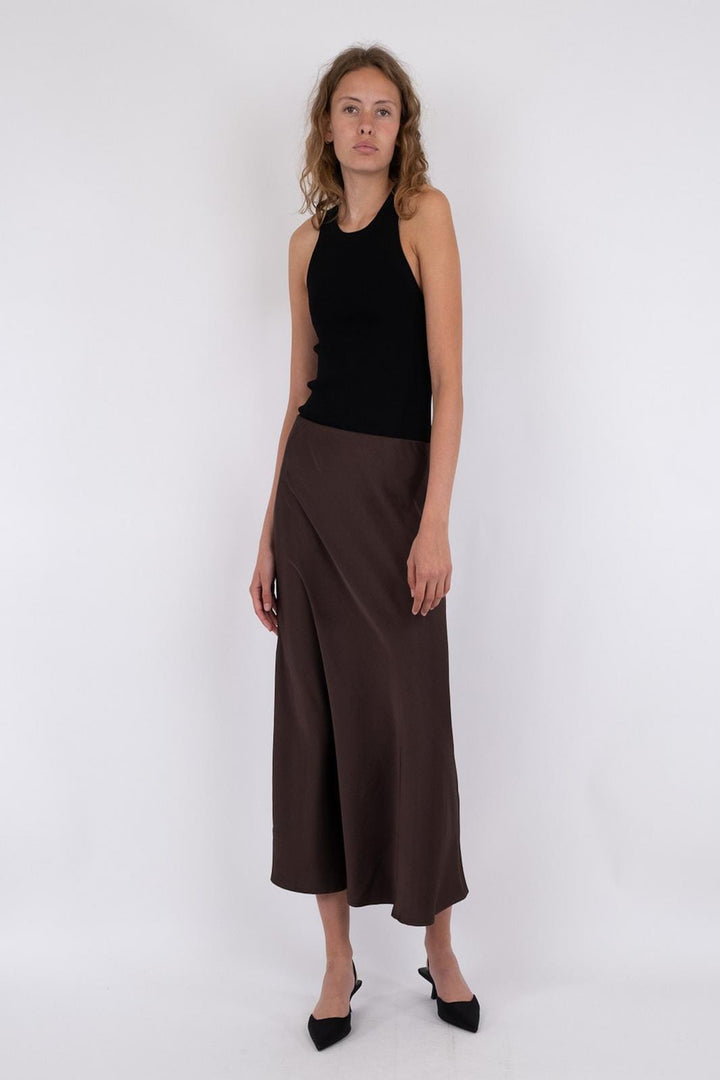 Neo Noir - Bovary Skirt - Dark Brown