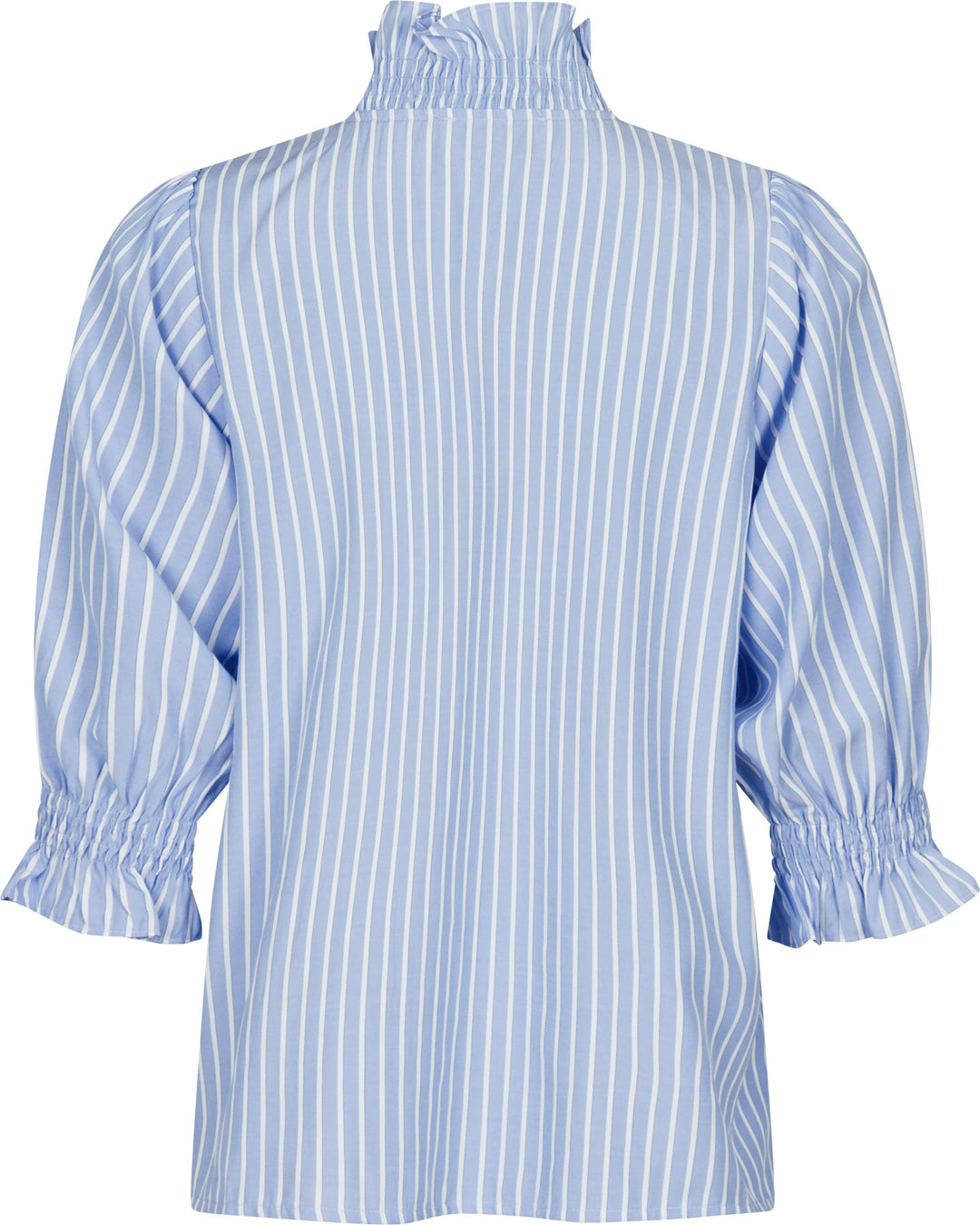 Neo Noir - Briony Wide Stripe Blouse - Light Blue