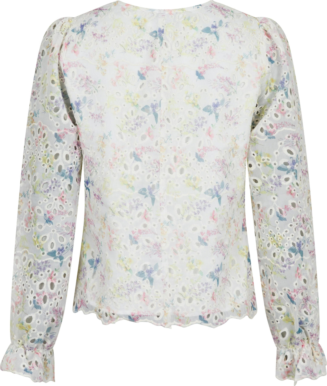 Neo Noir - Candice Embroidery Blouse - Creme