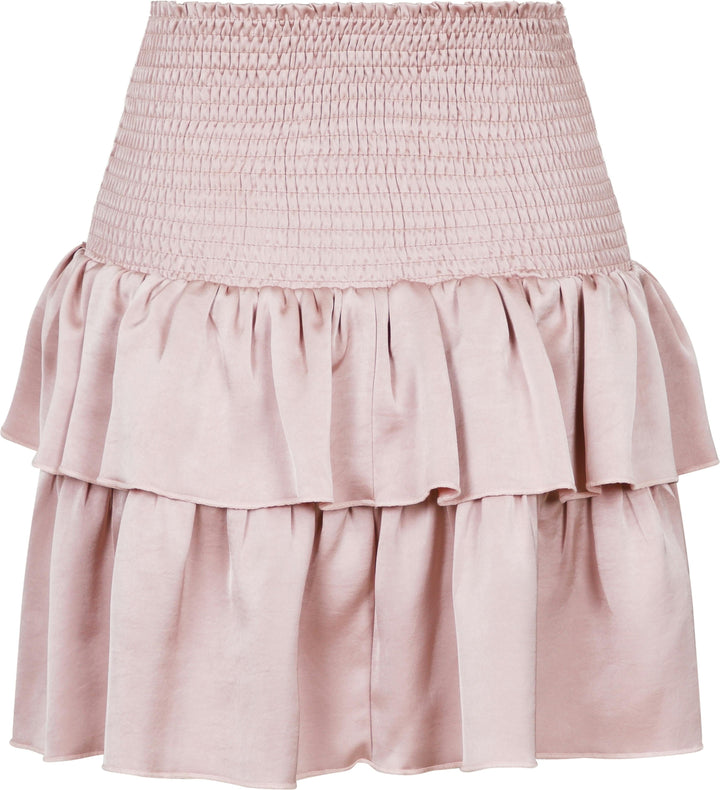 Neo Noir - Carin Heavy Sateen Skirt - Dusty Rose