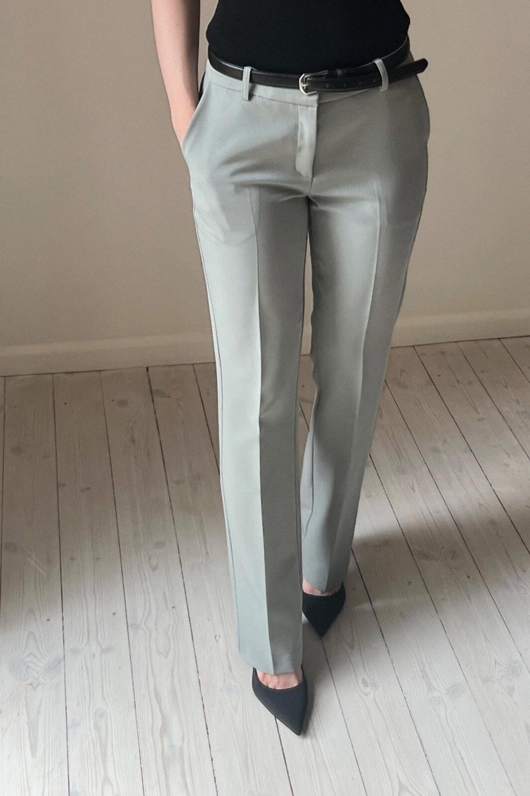 Neo Noir - Cassie Suit Pants - Smoke Green Bukser 