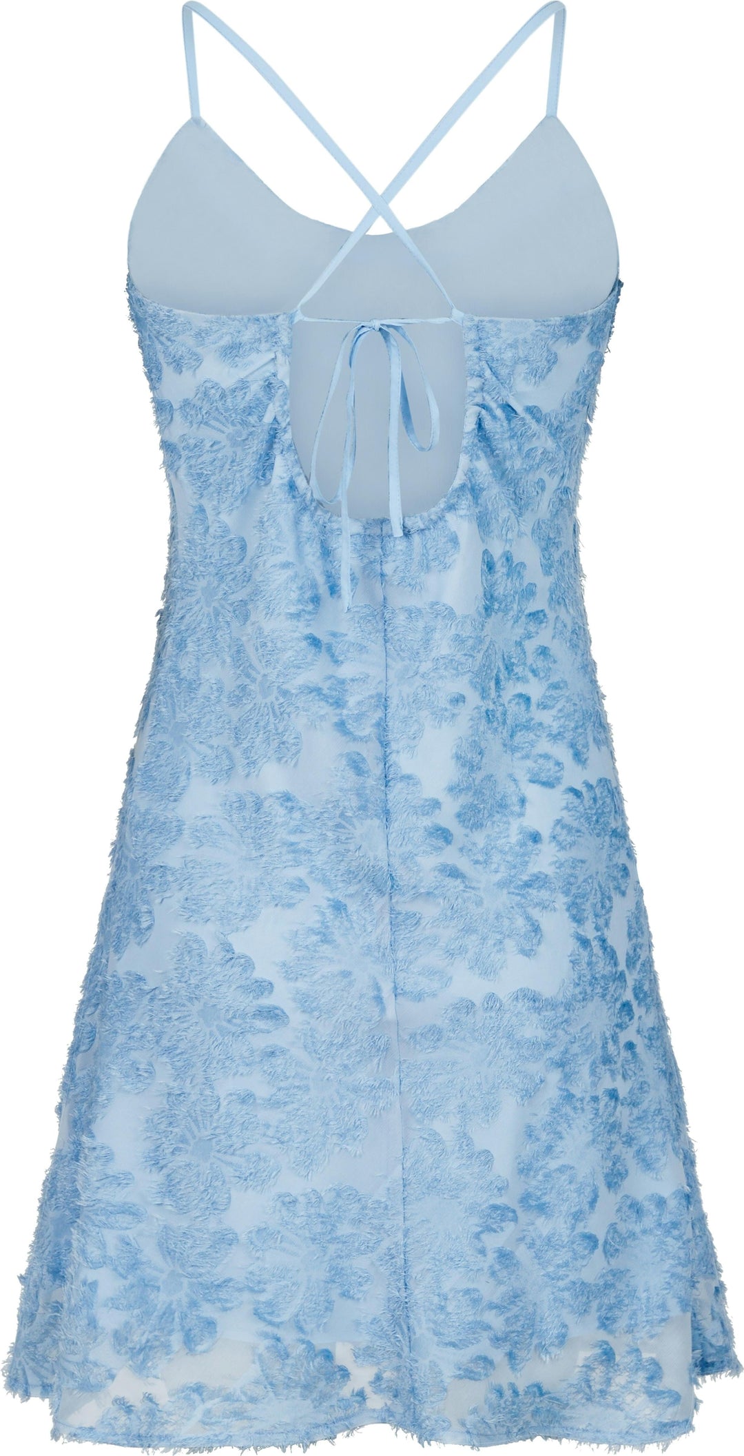 Neo Noir - Celisa Fringe Dress - Sky Blue