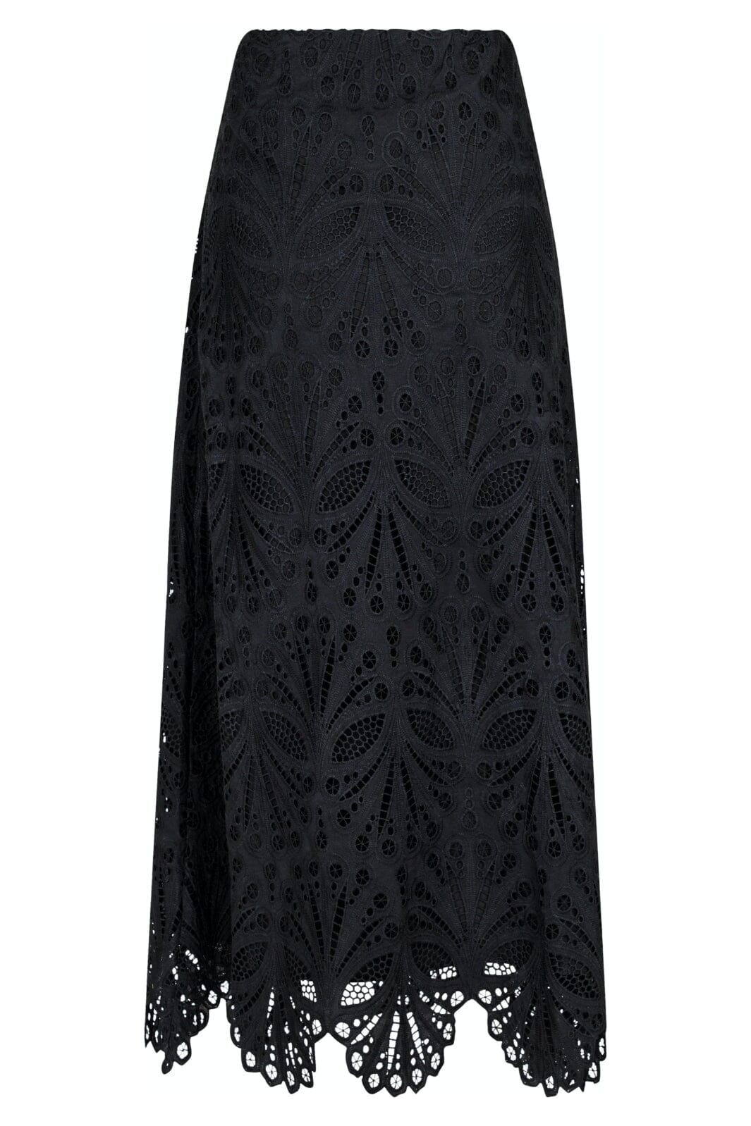 Neo Noir - Daia Embroidery Skirt - Black 