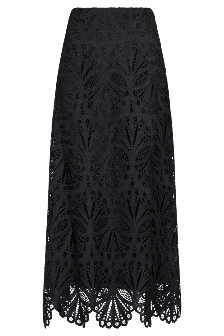 Neo Noir - Daia Embroidery Skirt - Black 