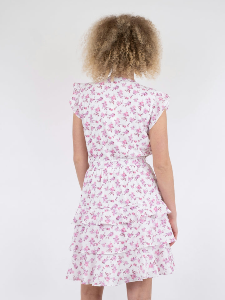 Neo Noir - Darby Fleur Print Dress - Light Pink