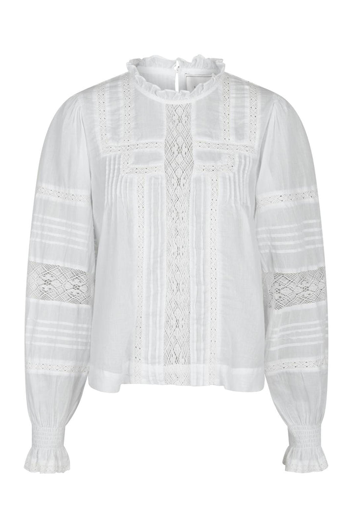 Neo Noir - Ebba S Voile Blouse 163142 - 120 - White