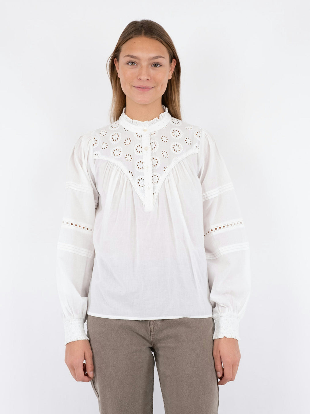 Neo Noir - Emily Blouse - White