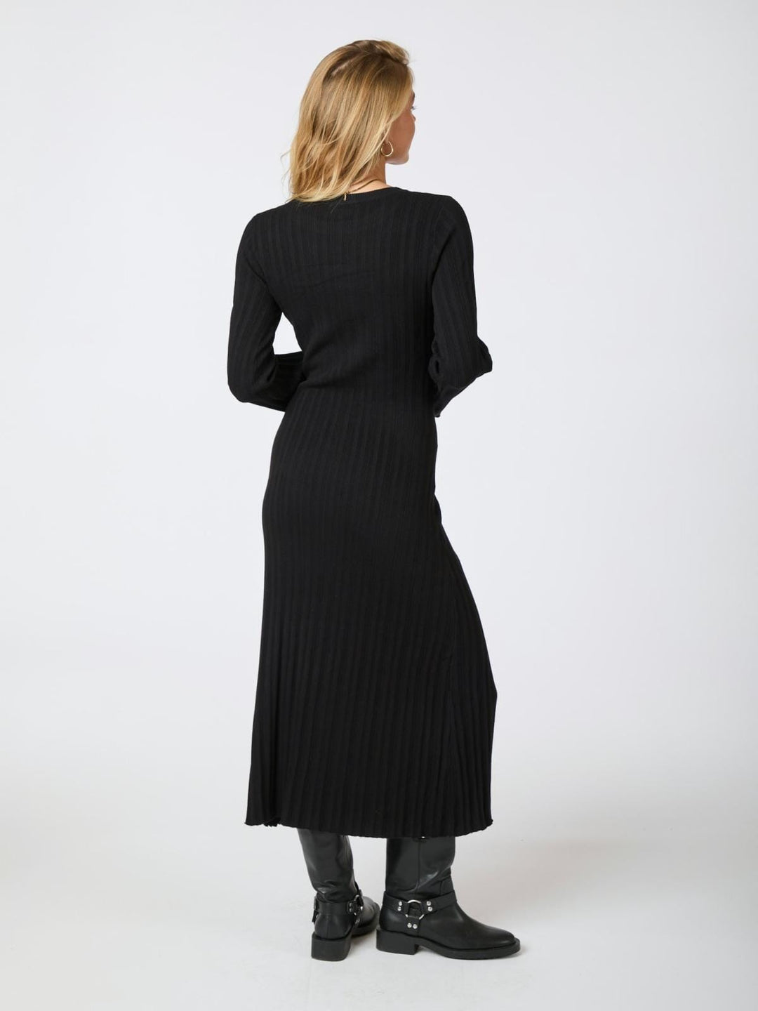 Neo Noir - Eris Knit Dress - Black Kjoler 