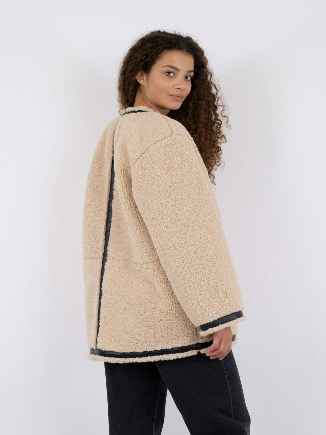 Neo Noir - Fanny Teddy Jacket - Camel