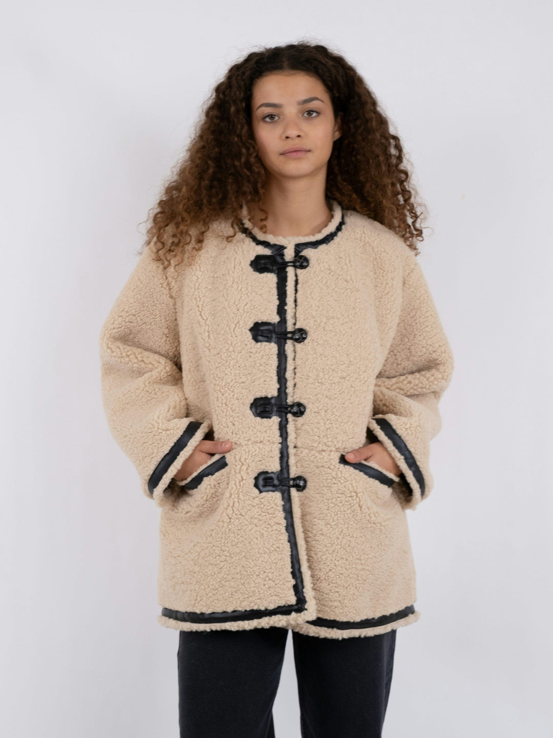 Neo Noir - Fanny Teddy Jacket - Camel