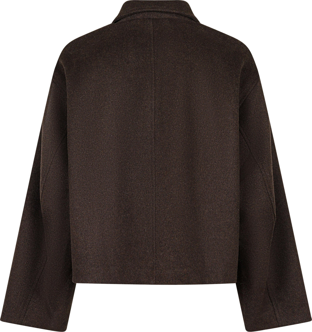 Neo Noir - Hamra Wool Jacket - Chocolate Brown