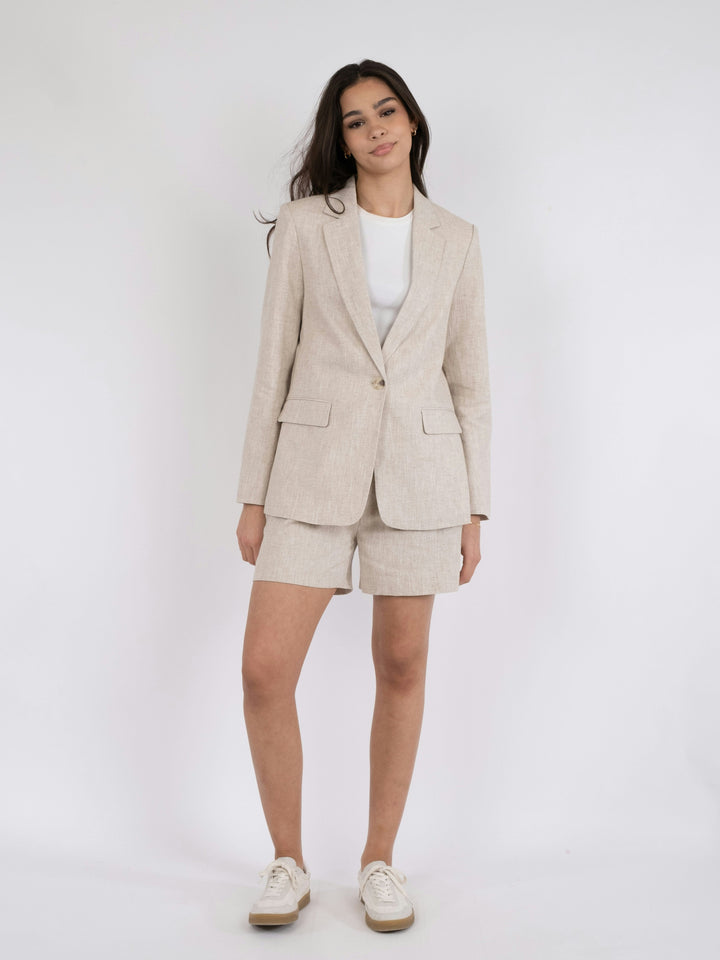 Neo Noir - Jarmon Ramie Blazer - Natural