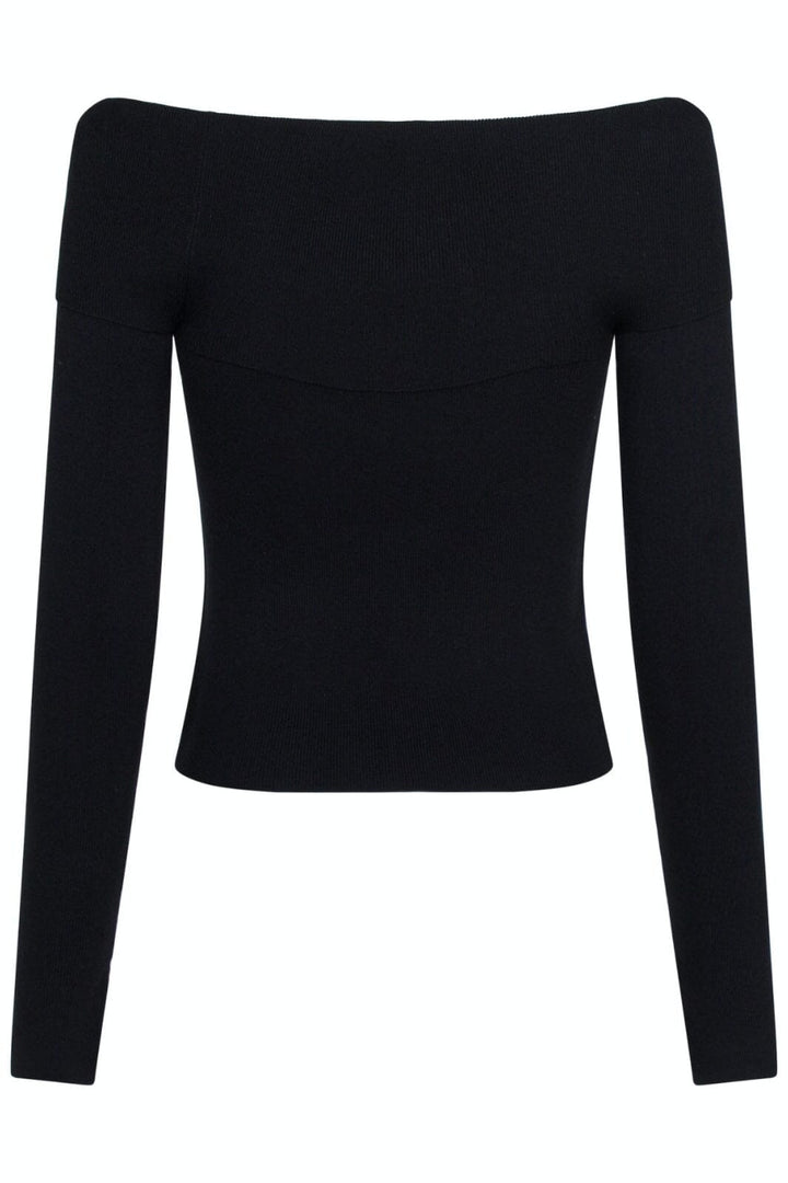 Neo Noir - Jessy Knit Blouse - Black Bluser 