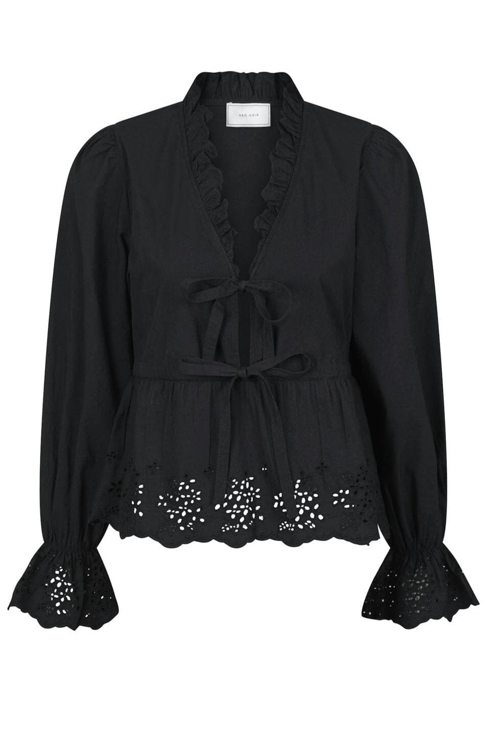 Neo Noir - Matsi Embroidery Blouse - Black