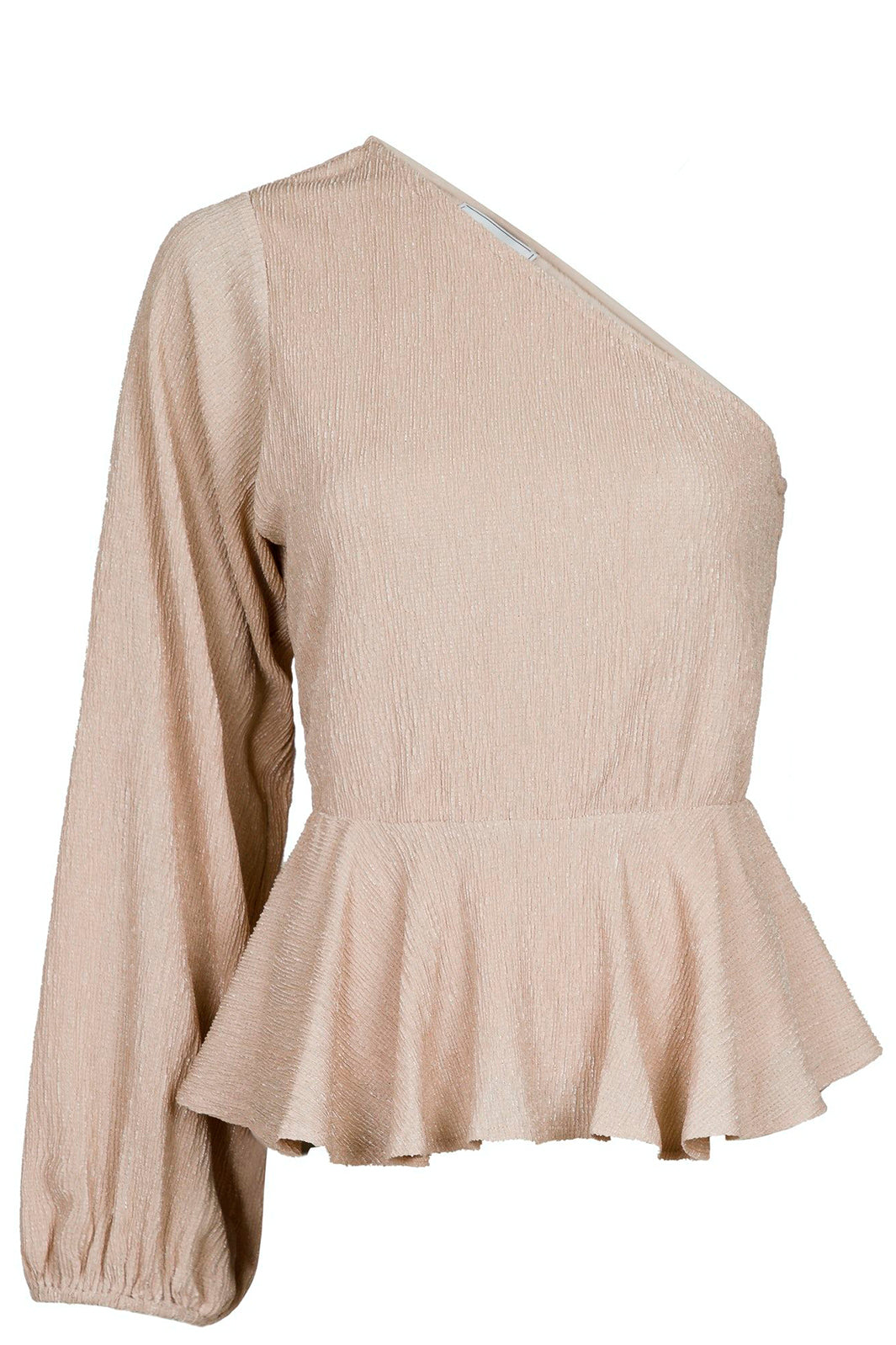 Neo Noir - McCartney Plisse Blouse - Sand Bluser 