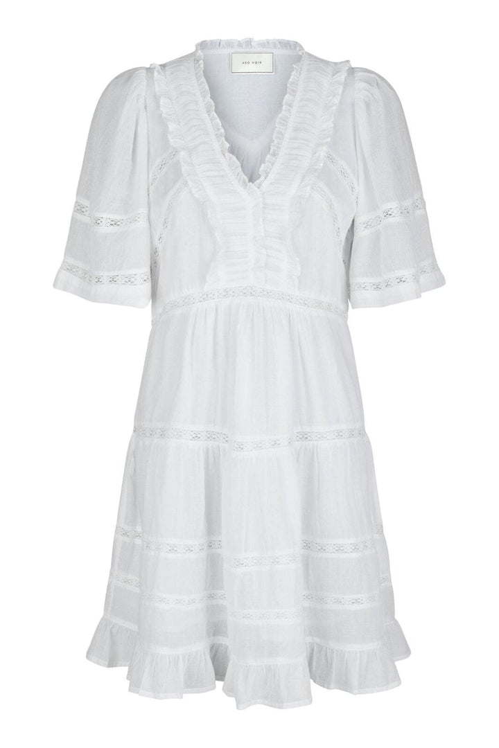 Neo Noir - Milene S Voile Dress 165528 - 120 - White