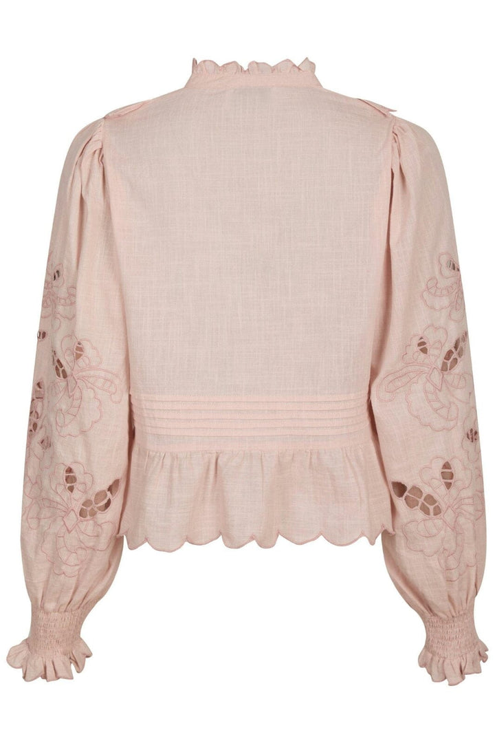 Neo Noir - Petrine Embroidery Blouse 161136 - 165 - Rose