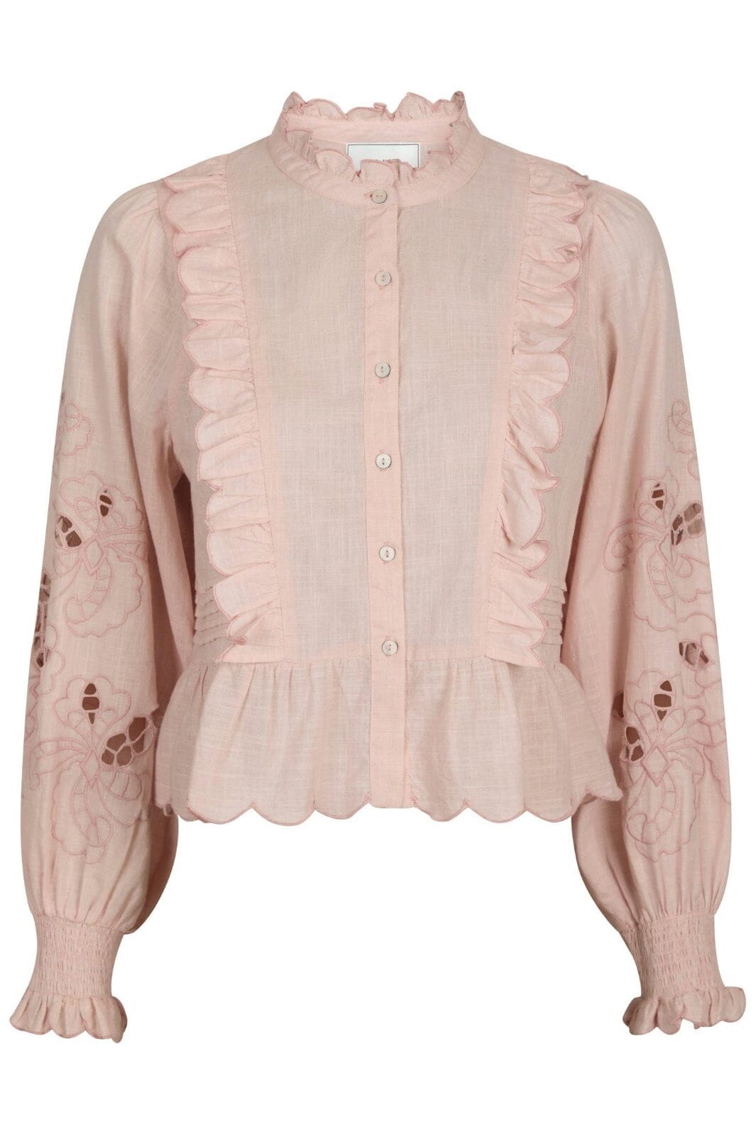 Neo Noir - Petrine Embroidery Blouse 161136 - 165 - Rose